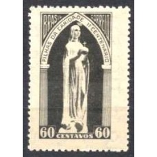 SB0252MA-SELO CENTENÁRIO DA CHEGADA DAS FILHAS DE CARIDADE SÃO VICENTE DE PAULO AO BRASIL - 1950 - MINT - VARIEDADE: SEM A COR AZUL - COM CERTIFICADO PETER MEYER