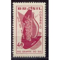 SB0335M-SELO FESTA DA UVA DE CAXIAS DO SUL - 1954 - MINT