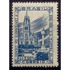 SB0379M-SELO CENTENÁRIO DE FRANCA/SP - 1956 - MINT