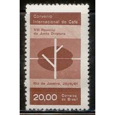 SB0464N-SELO CONVÊNIO INTERNACIONAL  DO CAFÉ - 1961 - N