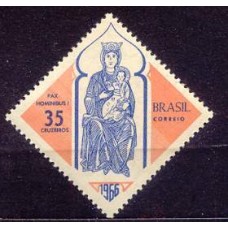SB0562M-SELO NATAL, CR$ 35 - 1966 - MINT