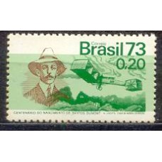 SB0792M-SELO CENTENÁRIO DE SANTOS DUMONT, 14 BIS - 1973 - MINT
