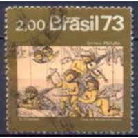SB0815U-SELO ARTE BARROCA DO BRASIL, PINTURA - 1973 - U