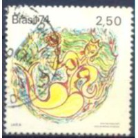 SB0833U-SELO DIVULGAÇÃO DAS LENDAS POPULARES BRASILEIRAS, IARA - 1974 - U