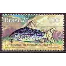 SB0944N-SELO PEIXES DE ÁGUA DOCE NO BRASIL, SARRO - 1976 - N