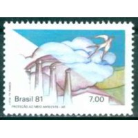 SB1205M-SELO PROTEÇÃO AO MEIO AMBIENTE, AR - 1981 - MINT