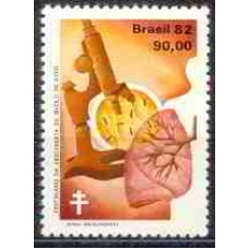SB1248NA-SELO CENTENÁRIO DA DESCOBERTA DO BACILO DE KOCH - TUBERCULOSE, BACILO - 1982 - N