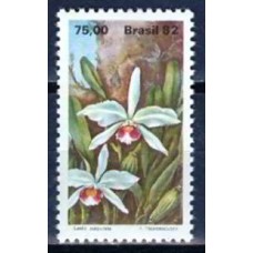 SB1250NA-SELO V EXPOSIÇÃO FILATÉLICA BRASILEIRA BRAPEX, LAELIA PURPURATA (DO BLOCO) - 1982 - N