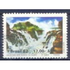 SB1255U-SELO SALTO DAS SETE QUEDAS DO GUAÍRA, 5ª QUEDA - 1982 - U