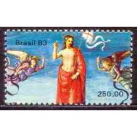SB1325N-SELO V CENTENÁRIO DE NASCIMENTO DO PINTOR RAPHAEL SANZIO (DO BLOCO) - 1983 - N
