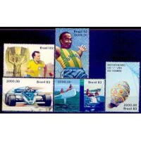 SB1341N-SÉRIE EXPOSIÇÃO FILATÉLICA BRASILIANA 83 (DO BLOCO) - 1983 - N