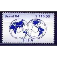 SB1394N-SELO 80 ANOS DA FIFA (DO BLOCO) - 1984 - N