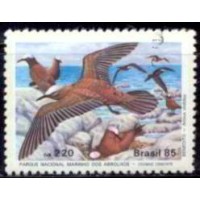 SB1463U-SELO PRESERVAÇÃO DA FAUNA - PARQUE NACIONAL MARINHO DE ABROLHOS, BENEDITO - 1985 - U