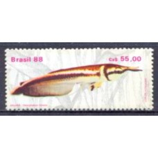 SB1609M-SELO DIVULGAÇÃO DA PSICULTURA E AQUARIOFILIA - PEIXES DE ÁGUA DOCE, ARUANÃ - 1988 - MINT