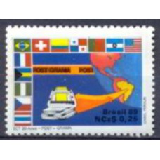 SB1621MA-SELO 20 ANOS DA ECT - SERVIÇOS ESPECIAIS, POST-GRAMA - 1989 - MINT