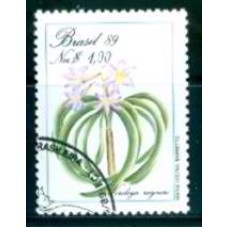 SB1632U-SELO PRESERVAÇÃO DA FLORA, RABO-DE-GALO - 1989 - U