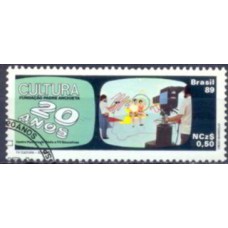 SB1635U-SELO 20 ANOS DA TV CULTURA DE SÃO PAULO - 1989 - U