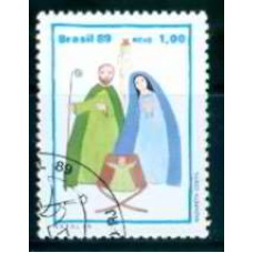 SB1659U-SELO NATAL, SAGRADA FAMÍLIA - 1989 - U