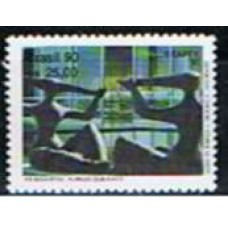 SB1702NA-SELO EXPOSIÇÃO FILATÉLICA LUBRAPEX 90 - ESCULTURAS DE ALFREDO CESCHIATTI, AS BANHISTAS (DO BLOCO) - 1990 - N