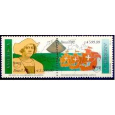SB1788NS-SE-TENANT UPAEP 92 - 500 ANOS DO DESCOBRIMENTO DA AMÉRICA - 1992 - N