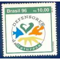 SB2017MA-SELO DEFENSORES DA NATUREZA - 1996 - MINT SB2017MA-SELO DEFENSORES DA NATUREZA - 1996 - MINT