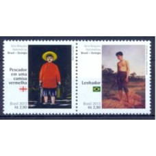 SB3279MS-SE-TENANT RELAÇÕES DIPLOMÁTICAS GEÓRGIA - ARTE E CULTURA, 2ª POSIÇÃO - 2013 - MINT