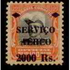 SBA009N-SELO AÉREO HERMES DA FONSECA COM SOBRECARGA, 2$/100 RÉIS - 1927 - N SBA009N-SELO AÉREO HERMES DA FONSECA COM SOBRECARGA, 2$/100 RÉIS - 1927 - N