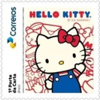 SI0026M-SELO INSTITUCIONAL 50 ANOS DA HELLO KITTY, ROUPA AZUL - 2024 - MINT SI0026M-SELO INSTITUCIONAL 50 ANOS DA HELLO KITTY, ROUPA AZUL - 2024 - MINT