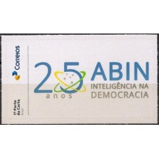 SI0057M-SELO INSTITUCIONAL 25 ANOS ABIN - INTELIGÊNCIA NA DEMOCRACIA - 2024 - MINT
