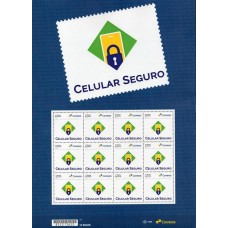 SI0114MF-FOLHA 12 SELOS INSTITUCIONAIS CELULAR SEGURO - 2025 - MINT