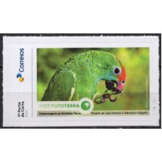 SI0120M-SELO INSTITUCIONAL HOMENAGEM AO INSTITUTO TERRA, PERIQUITO - 2025 - MINT