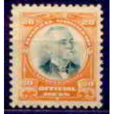 SO0002N-SELO OFICIAL AFONSO PENA, 20 RÉIS - 1906 - N