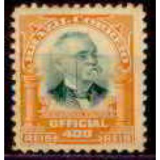 SO0007N-SELO OFICIAL AFONSO PENA, 400 RÉIS - 1906 - N