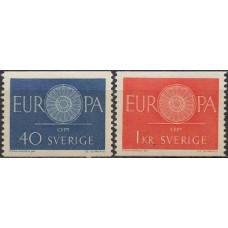 SUE0454M-SÉRIE EUROPA - SUÉCIA - 1960 - MINT