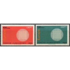 TUR1952M-SÉRIE EUROPA - TURQUIA - 1970 - MINT