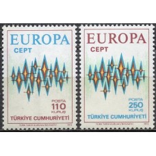 TUR2024M-SÉRIE EUROPA - TURQUIA - 1972 - MINT