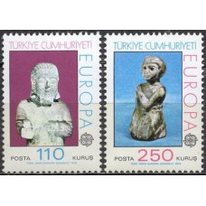 TUR2089M-SÉRIE EUROPA - ESCULTURAS - TURQUIA - 1974 - MINT