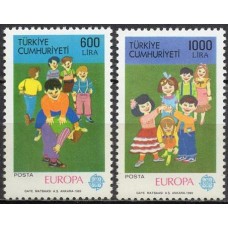 TUR2602N-SÉRIE EUROPA - JOGOS INFANTIS - TURQUIA - 1989 - N