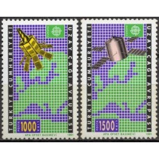 TUR2669N-SÉRIE EUROPA - A EUROPA E O ESPAÇO - TURQUIA - 1991 - N