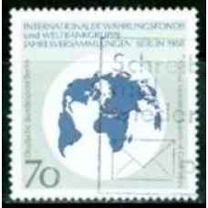 ABE0778U-SELO ASSEMBLEIAS ANUAIS DOS GOVERNADORES DO FUNDO MONETÁRIO INTERNACIONAL - ALEMANHA BERLIN - 1988 - U