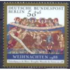 ABE0790N-SELO NATAL - ALEMANHA BERLIN - 1988 - N