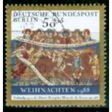ABE0790U-SELO NATAL - ALEMANHA BERLIN - 1988 - U