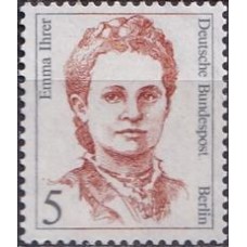 ABE0794M-SELO MULHERES DA HISTÓRIA ALEMÃ - 5P - ALEMANHA BERLIN - 1989 - MINT
