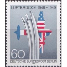 ABE0803N-SELO 40º ANIVERSÁRIO DA PONTE AÉREA DE BERLIN - ALEMANHA BERLIN - 1989 - N