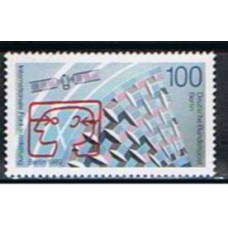 ABE0808M-SELO EXPOSIÇÃO INTERNACIONAL DO RÁDIO E TELEVISÃO - ALEMANHA BERLIN - 1989 - MINT