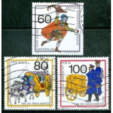 ABE0813U-SÉRIE PRÓ OBRAS DE BENEFICÊNCIA - HISTÓRIA DOS CORREIOS - ALEMANHA BERLIN - 1989 - U