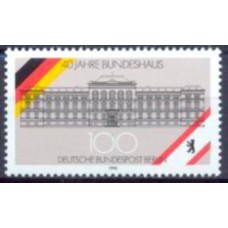 ABE0828M-SELO 40º ANIVERSÁRIO DO PARLAMENTO FEDERAL - ALEMANHA BERLIN - 1990 - MINT