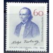ABE0840M-SELO BICENTENÁRIO DE NASCIMENTO DO PEDAGOGO ADOLPH DIESTERWEG - ALEMANHA BERLIN - 1990 - MINT
