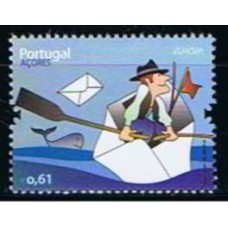 AÇO0533M-SELO SÉRIE EUROPA - A CARTA - AÇORES - 2008 - MINT