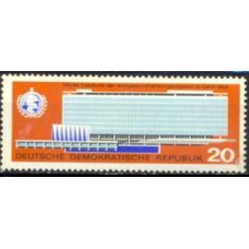 ALO0875N-SELO INAUGURAÇÃO DA SEDE DA ORGANIZAÇÃO MUNDIAL DA SAÚDE - ALEMANHA ORIENTAL - 1966 - N